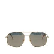 Pre-owned Metal sunglasses Fendi Vintage , Yellow , Dames