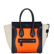 Pre-owned Leather celine-bags Celine Vintage , Orange , Dames