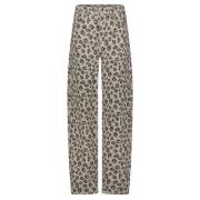 Cheetah Print Broek By-Bar , Brown , Dames