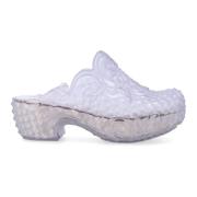 Heldere Witte Melissa Court Clog Schoenen Y/Project , White , Dames