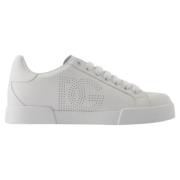 Leather sneakers Dolce & Gabbana , White , Dames