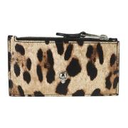 Luipaardprint Vegan Clutch Zwart Alexander McQueen , Multicolor , Dame...