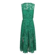 Groene Jurk voor Vrouwen Aw24 Self Portrait , Green , Dames