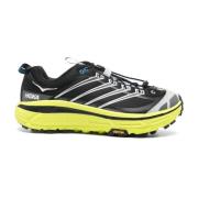 Zwarte Mesh Sneakers met Reflecterende Details Hoka One One , Black , ...