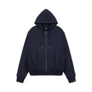 Blauwe Hoodie Extra Slim Fit Colmar , Blue , Dames