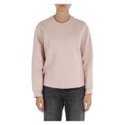 Katoen Logo Sweater Armani Exchange , Pink , Dames