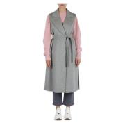 Mouwloze wollen jas Marella , Gray , Dames