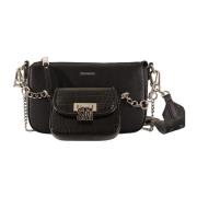 Stijlvolle Crossbody Tas Steve Madden , Black , Dames