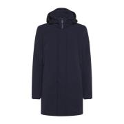 Minimalistische Technische Drielaagse Trenchcoat Peuterey , Blue , Her...