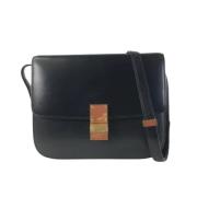 Pre-owned Leather celine-bags Celine Vintage , Black , Dames