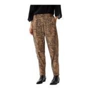 Stijlvolle Ivy Broek met Cool Print IN Front , Brown , Dames