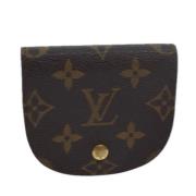 Pre-owned Canvas wallets Louis Vuitton Vintage , Brown , Dames