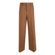 Bruine Wolmix Elegante Broek Philosophy di Lorenzo Serafini , Brown , ...