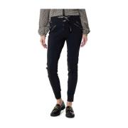 Never Ending Zwarte Broek Zip73 , Black , Dames