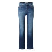 Flared Fringe Jeans Angels , Blue , Dames