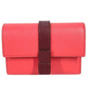 Pre-owned Leather wallets Loewe Pre-owned , Pink , Dames