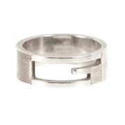 Pre-owned Silver rings Gucci Vintage , Gray , Dames