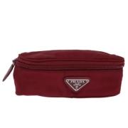 Pre-owned Fabric clutches Prada Vintage , Red , Dames