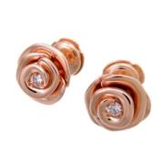 Pre-owned Rose Gold earrings Dior Vintage , Pink , Dames