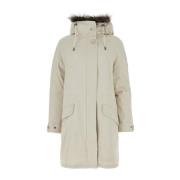 Stijlvolle Winterjas Yves Salomon , Beige , Dames