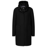 Sportieve Parka met Afneembare Capuchon Bugatti , Black , Dames