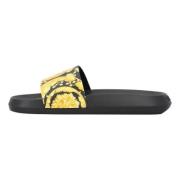 Rubber sandals Versace , Black , Heren