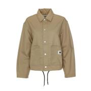 Eenvoudige Shirt Jac Overshirt Carhartt Wip , Beige , Dames