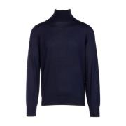 Luxe Sweaters Collectie Brunello Cucinelli , Blue , Heren