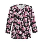 Lange Mouw Blouse Shirt Frank Walder , Multicolor , Dames