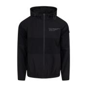 Zwart Hooded Trainingsjack Heren Cruyff , Black , Heren