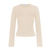 Lange Mouw Top Tommd Modström , Beige , Dames