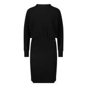 Batwing Sleeve Gebreide Jurk Betty & Co , Black , Dames