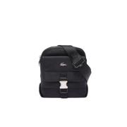 Nylon Crossbodytas Heren Zwart Lacoste , Black , Heren