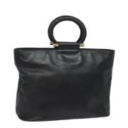 Pre-owned Leather celine-bags Celine Vintage , Black , Dames