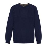 Wollen trui PS By Paul Smith , Blue , Heren