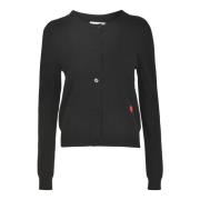 Trendy Sweater Selection Moschino , Black , Dames