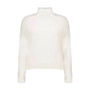 Turtle Neck Pullover Sweater Geisha , Beige , Dames