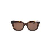 Zonnebril Alexander McQueen , Brown , Dames