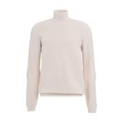 Logo Patch Turtleneck Sweater AlphaTauri , White , Heren