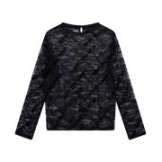 Kanten Aansluitende Top Alix The Label , Black , Dames