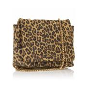 Leopard Print Special Style Top Dwrs , Brown , Dames