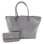 Pre-owned Canvas totes Goyard Vintage , Gray , Dames