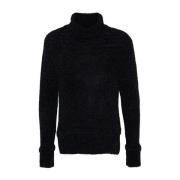 Blauwe Chenille Roll Neck Sweater Givenchy , Blue , Heren