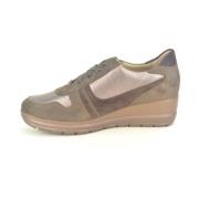 Bronze Taupe SpieZ Sneakers Mephisto , Beige , Dames