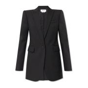 Wollen Blazer Alexander McQueen , Black , Dames