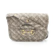 Pre-owned Plastic shoulder-bags Gucci Vintage , Beige , Dames