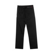 Stretch Tapered Broek met Riem Gramicci , Green , Heren