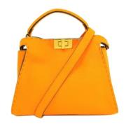 Pre-owned Fabric fendi-bags Fendi Vintage , Orange , Dames