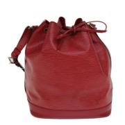 Pre-owned Leather louis-vuitton-bags Louis Vuitton Vintage , Red , Dam...