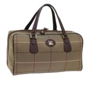 Pre-owned Nylon travel-bags Burberry Vintage , Brown , Dames